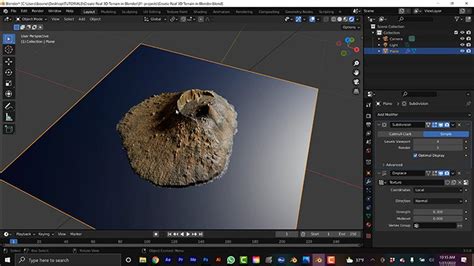 How To Create Real 3D Terrain In Blender Without Plugins