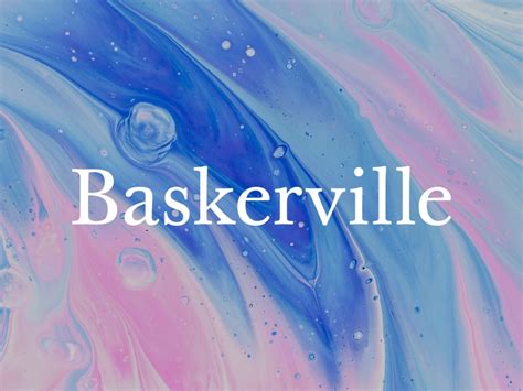 FREE Baskerville Font That Will Bring Consistency To Your Projects ...