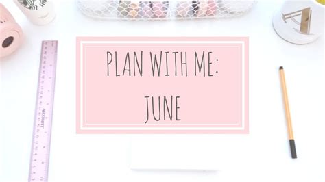 Plan With Me June Set Up Youtube