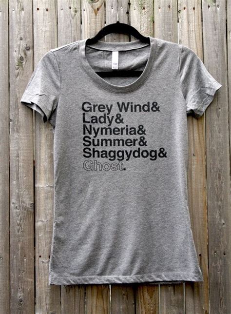 Game Of Thrones Direwolves Names Women S Scoop Neck Tee Shirt Geek