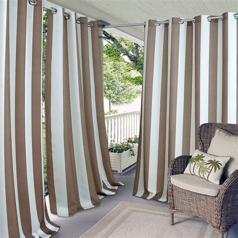 20 Best Valencia Cabana Stripe Indoor/outdoor Curtain Panels