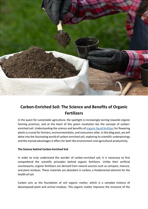 PPT Carbon Enriched Soil The Science And Benefits Of Organic