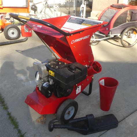 Lot Troy Bilt Hp Chipper Shredder Sturdy Wood Chipper For