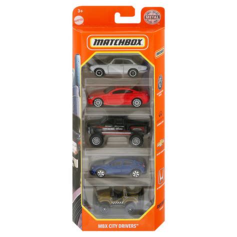 Matchbox Toy Cars, MBX City Drivers, 3+