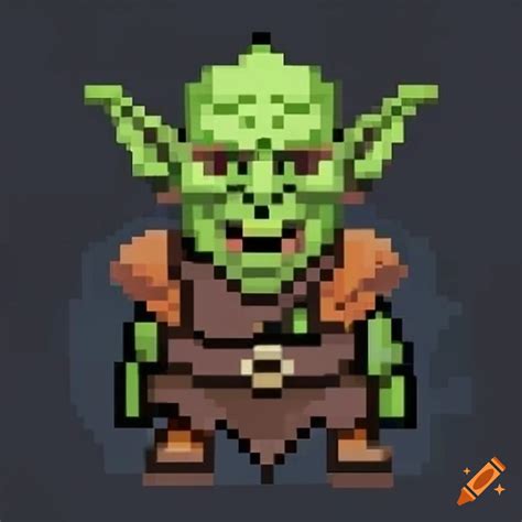 Pixel Art Goblin