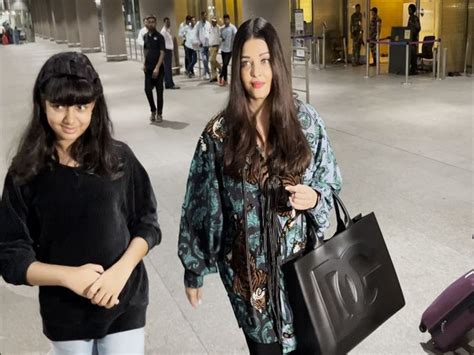 Aishwarya Rai Bachchan, daughter Aaradhya return to Mumbai after ...