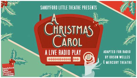 A Christmas Carol Live Radio Play Dlr Mill Theatre Dundrum South Dublin