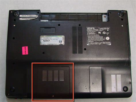 Sony Vaio PCG 7A2L RAM Cover Replacement IFixit Repair Guide