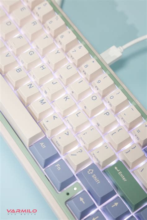 Varmilo Minilo VXT67 Eucalyptus 65% Hotswap Wireless RGB Mechanical Ke