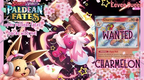 Surprise Live Stream Shiny Charmeleon Card Hunt Open Paldean