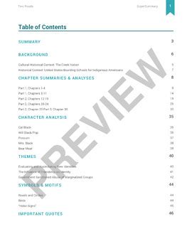 Two Roads Literature Guide by SuperSummary | TPT