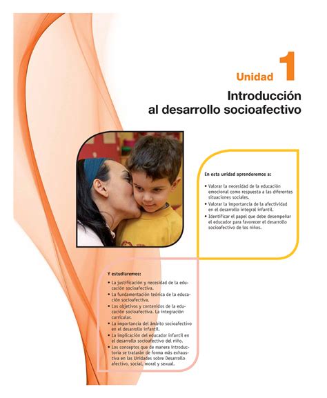 Educacion Emocional Unidad Introducci N Al Desarrollo