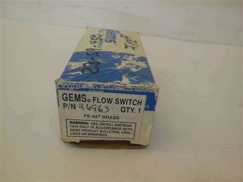 Gems Fs Flow Switch Fs Amazon Industrial Scientific