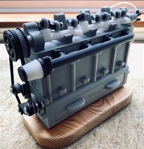 stl files  printed inline  cylinder engine model motor