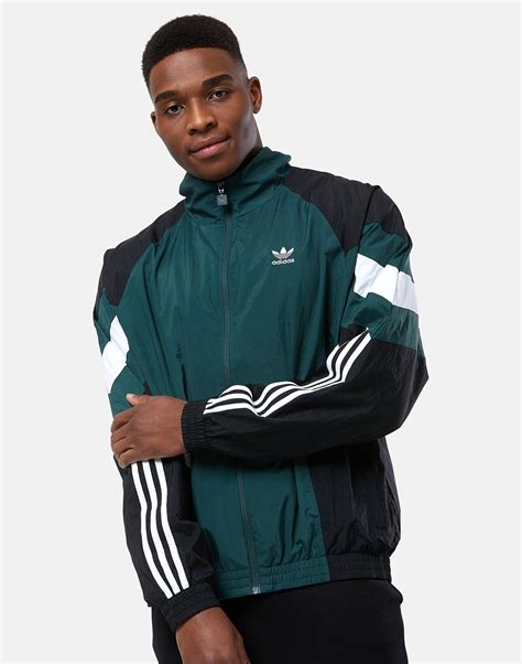 Adidas Originals Mens Rekive Full Zip Track Top Green Life Style