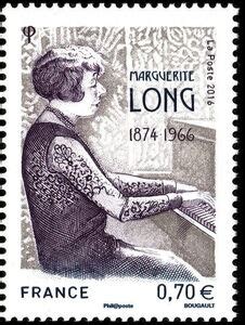 Stamp Marguerite Long 1874 1966 France Personalities Yt FR 5032 Mi