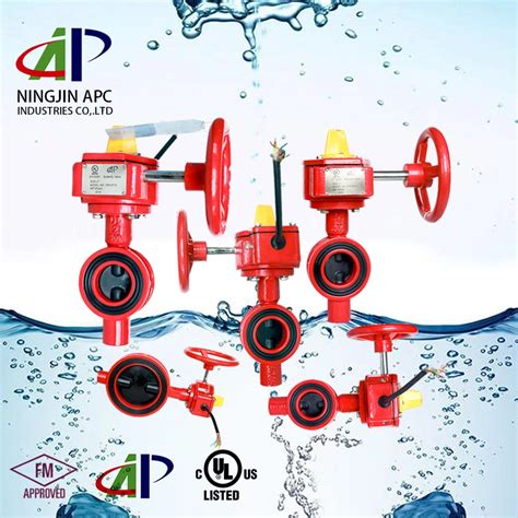 Psi Butterfly Valve Wafer Type Ul Fm Fire Fighting System China Fm