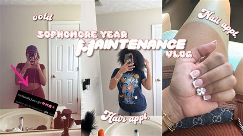 2024 Back To School Maintenance Vlog Hair Nails Lashes