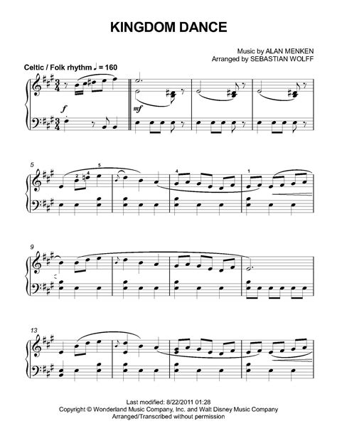 Free Printable Piano Sheet Music For Popular Songs - Free Printable