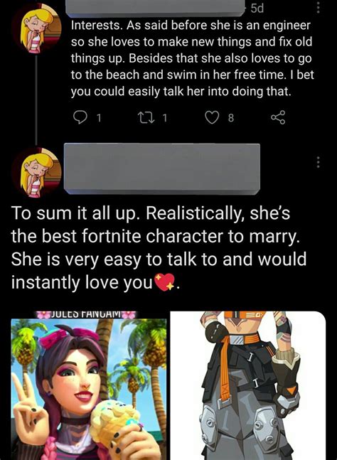 Fortnite Horny Police On Twitter Bro Rlly Typed An Entire Wiki Over A Fortnite Character