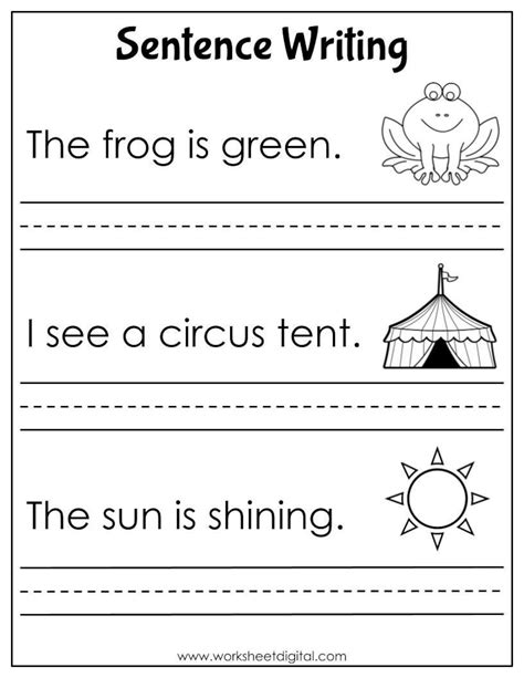 Practice Writing Worksheet