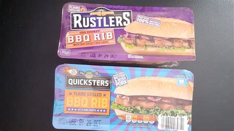 Brand Vs Unbrand Who Wins Rustlers Vs Aldi Quicksters Bbq Rib Mircowave