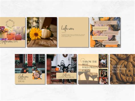 Halloween Instagram Template Halloween Templates Halloween - Etsy