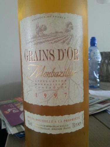 1997 Cave De Monbazillac Grains D Or Monbazillac Vivino US