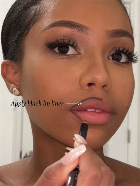 Black Lip Liner X Nude Lipstick Lip Combo Gallery Posted By Tianakori Lemon8