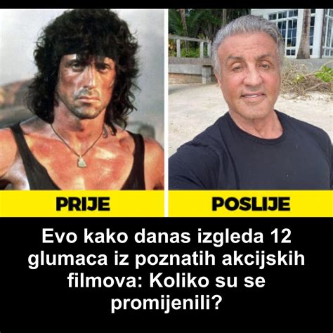 Evo Kako Danas Izgleda Glumaca Iz Poznatih Akcijskih Filmova Koliko