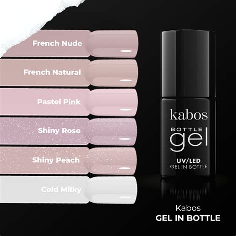 KABOS GEL IN BOTTLE French Nude 2w1 Żel w butelce 8ml