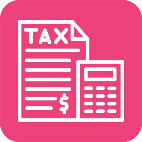 Tax Vector Icon Design Illustration 21911832 Vector Art at Vecteezy