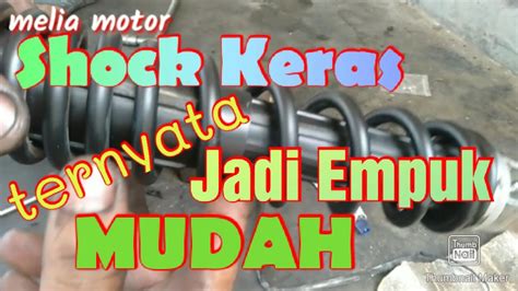 Cara Servis Shock Belakang Dengan Alat Yang Sederhana Youtube