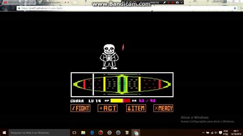Melhor Simulador De Batalha Contra O Sans Youtube