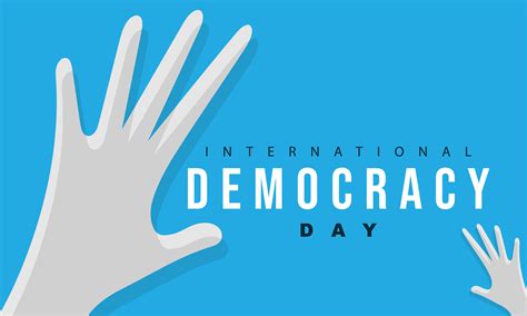 International Democracy Day Background Banner Card Poster Template