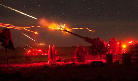 Night Artillery [1500x888] : r/MilitaryPorn