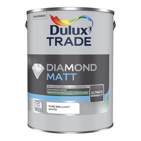 Dulux Pure Brilliant White Matt Emulsion | Dulux Trade Paint