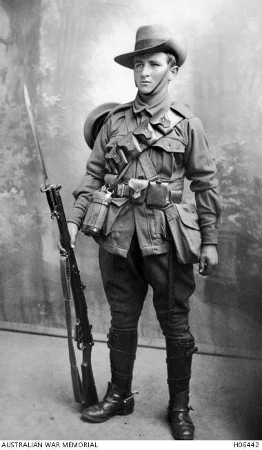 Studio Portrait Of 876 Trooper Stephen John Arbuthnot 8th Light Horse