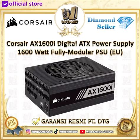 Corsair AX1600i Digital ATX Power Supply 1600 Watt Fully Modular PSU