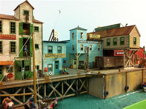 Brians Wharf Layout Model Railroad Layouts Plansmodel Railroad