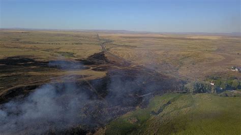 New wildfire burns 1,000 acres in Sherman County; S-503 Fire nears full containment - KTVZ