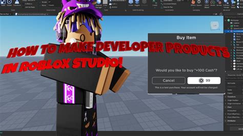 How To Make Developer Products In Roblox Studio Easy Youtube