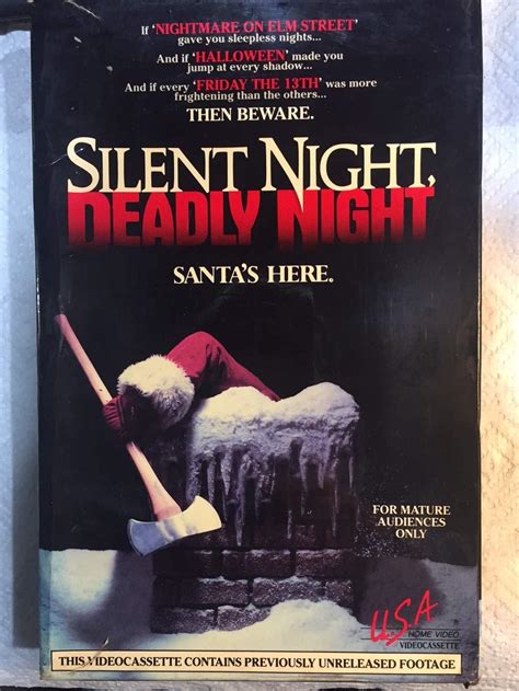 Amazon.com: Silent Night, Deadly Night [VHS] : Lilyan Chauvin, Gilmer ...