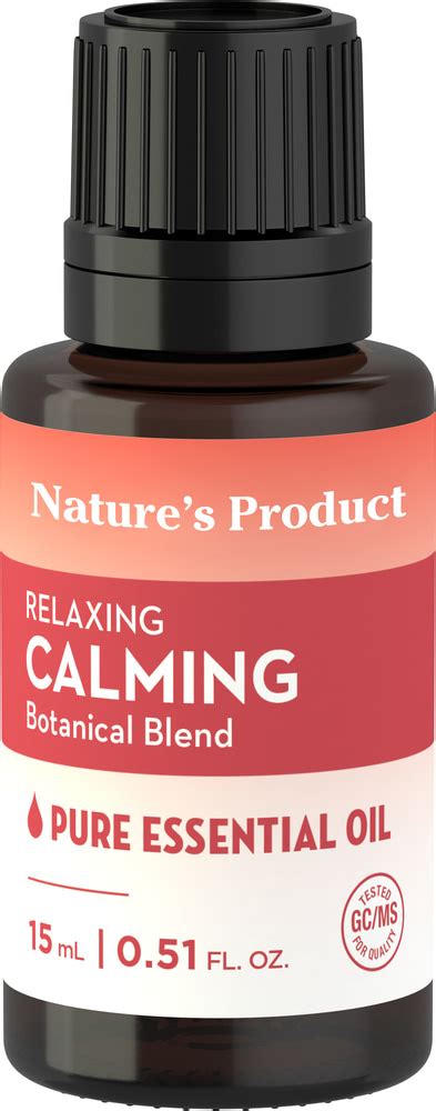 Calming Pure Essential Oil 12 Fl Oz 15 Ml Dropper Bottle