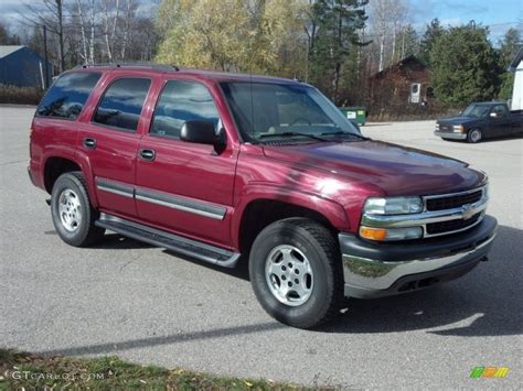 2005 Sport Red Metallic Chevrolet Tahoe Ls 4x4 72766891