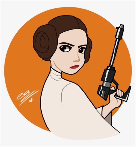 Cartoon Princess Leia Png Leia Organa Rebel Princess Fanart