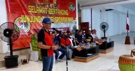 Sambut Hut Bayangkara Ke Polairud Gelar Lomba Tenis Meja