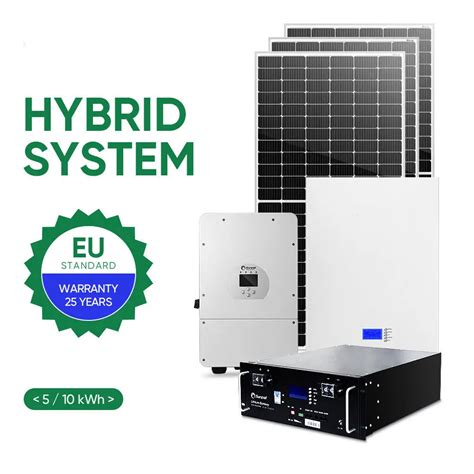 Hybrid Inverter Solar Power System 10Kw 11Kw Potovoltaic Complete