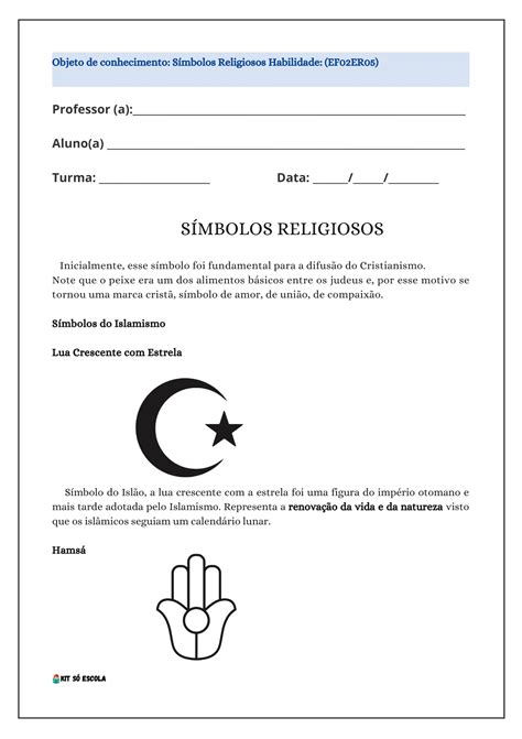 Atividades De Ensino Religioso 2 Ano Fundamental - FDPLEARN