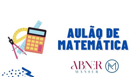 Aulão de Matemática 12 para Professor 1 SME Jaboatão Revisão Final